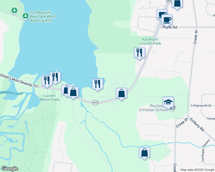 map of restaurants, bars, coffee shops, grocery stores, and more near 1100 Anchor Line Drive in Webster