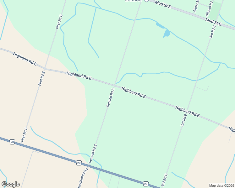 map of restaurants, bars, coffee shops, grocery stores, and more near 120 Second Road East in Hamilton