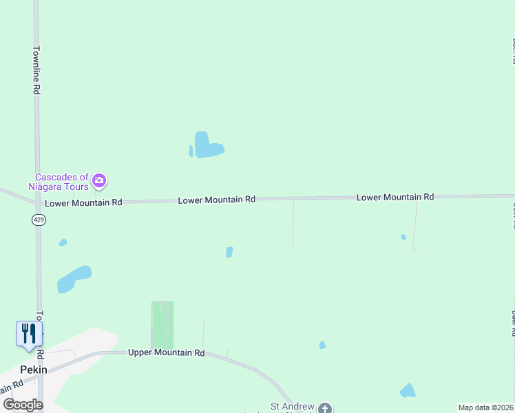 map of restaurants, bars, coffee shops, grocery stores, and more near 3132 Lower Mountain Road in Sanborn