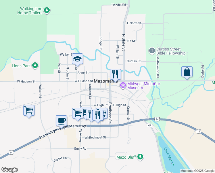 34 Brodhead Street, Mazomanie WI Walk Score