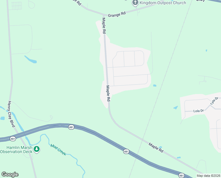 map of restaurants, bars, coffee shops, grocery stores, and more near 4740 Lynnville Way in Clay