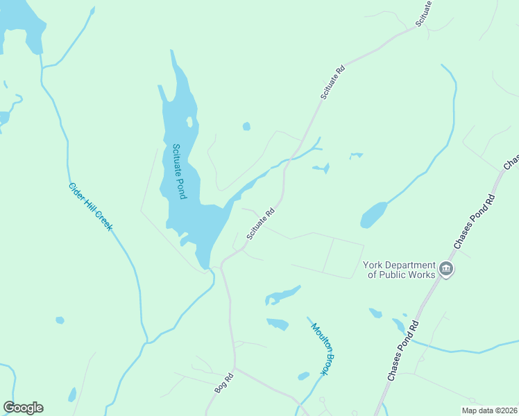 map of restaurants, bars, coffee shops, grocery stores, and more near 3 Bullfrog Lane in York