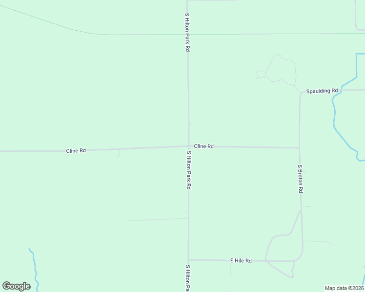 map of restaurants, bars, coffee shops, grocery stores, and more near 6383 Cline Road in Muskegon County
