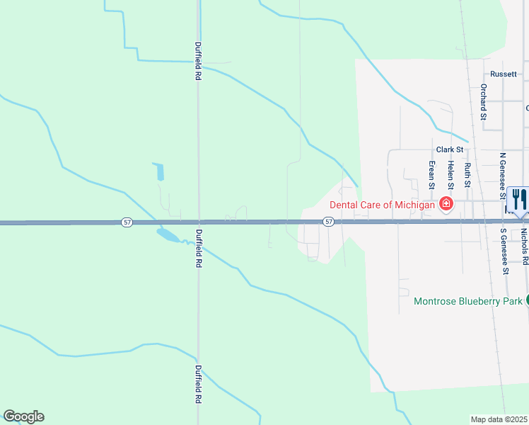 map of restaurants, bars, coffee shops, grocery stores, and more near 11416 Vienna Road in Montrose