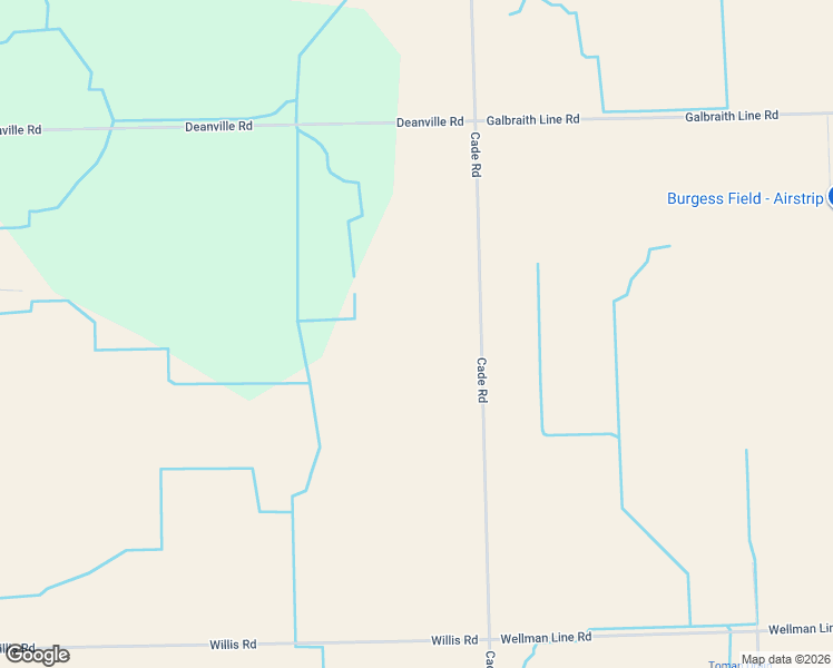 map of restaurants, bars, coffee shops, grocery stores, and more near 8210 Cade Road in Brown City