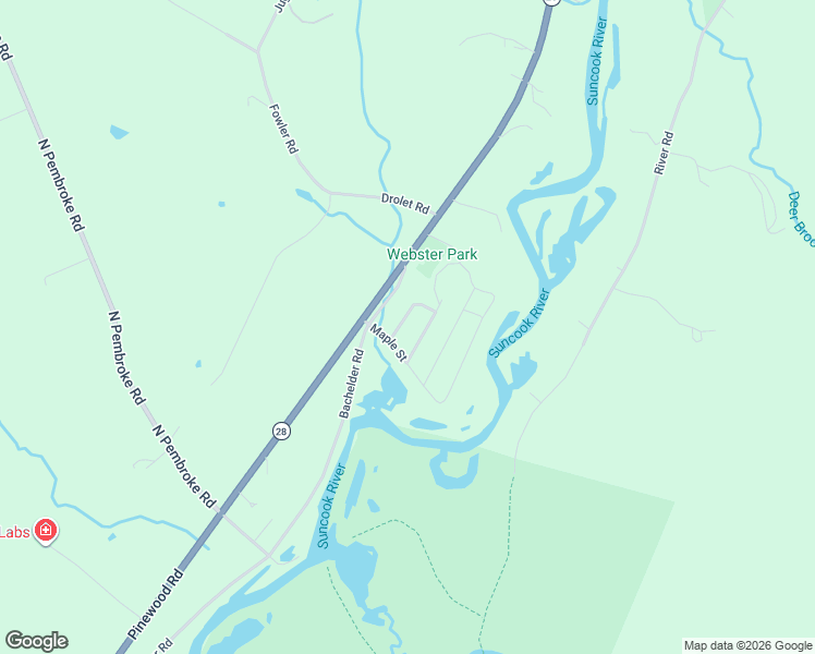 map of restaurants, bars, coffee shops, grocery stores, and more near 5 Birch Street in Epsom