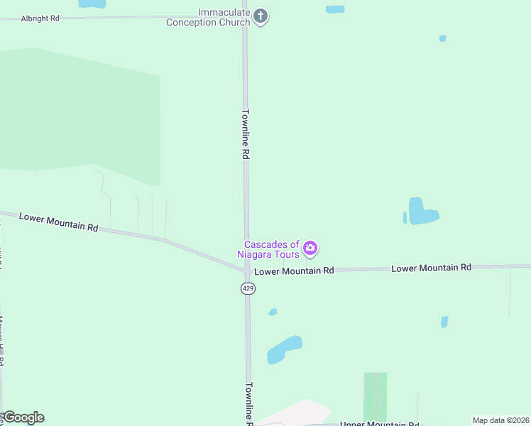 map of restaurants, bars, coffee shops, grocery stores, and more near 4819 Townline Road in Ransomville