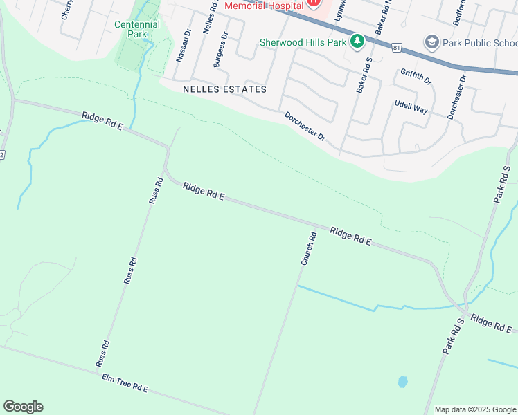 map of restaurants, bars, coffee shops, grocery stores, and more near 165 Ridge Road East in Grimsby