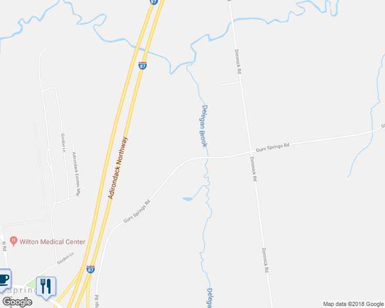 map of restaurants, bars, coffee shops, grocery stores, and more near 378 Gurn Springs Road in Gansevoort