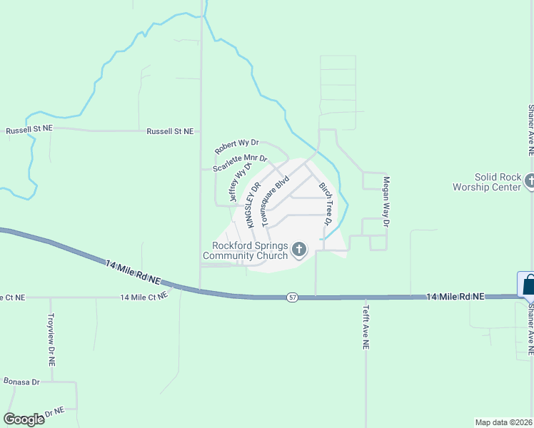 map of restaurants, bars, coffee shops, grocery stores, and more near 11686 Townsquare Boulevard in Rockford