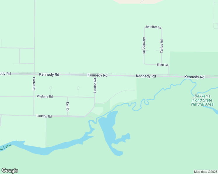 map of restaurants, bars, coffee shops, grocery stores, and more near E3166 Flowage Road in Lone Rock