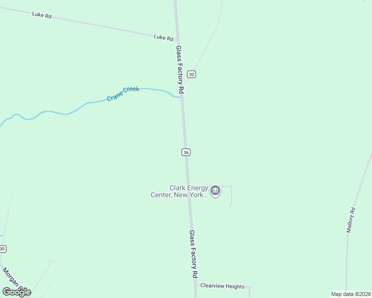 map of restaurants, bars, coffee shops, grocery stores, and more near 6404 Glass Factory Rd in Marcy