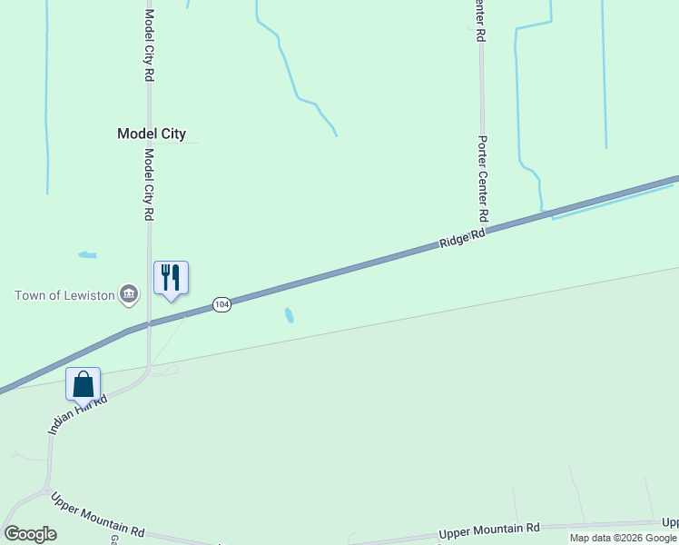 map of restaurants, bars, coffee shops, grocery stores, and more near 1527 Ridge Road in Lewiston