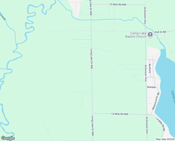 map of restaurants, bars, coffee shops, grocery stores, and more near 11929 Long Lake Drive in Sparta