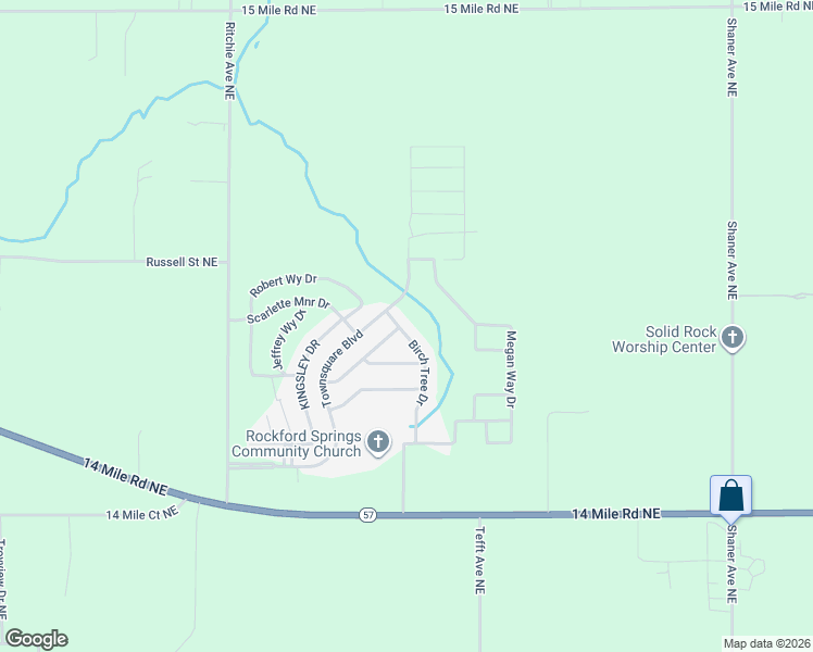 map of restaurants, bars, coffee shops, grocery stores, and more near 11756 Birch Tree Drive in Rockford