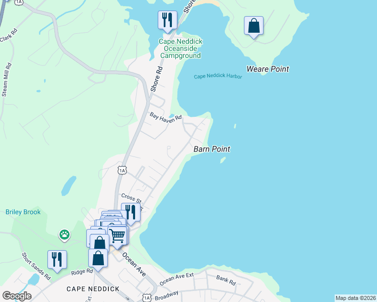 map of restaurants, bars, coffee shops, grocery stores, and more near 85 Freeman Street in York