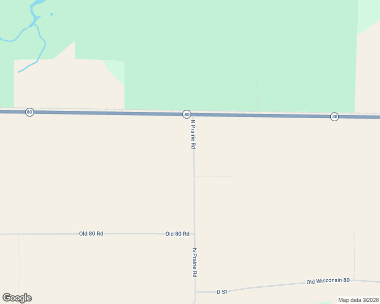 map of restaurants, bars, coffee shops, grocery stores, and more near 7610 North Prairie Road in Muscoda