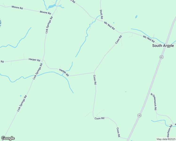 map of restaurants, bars, coffee shops, grocery stores, and more near 769 Harper Road in Argyle