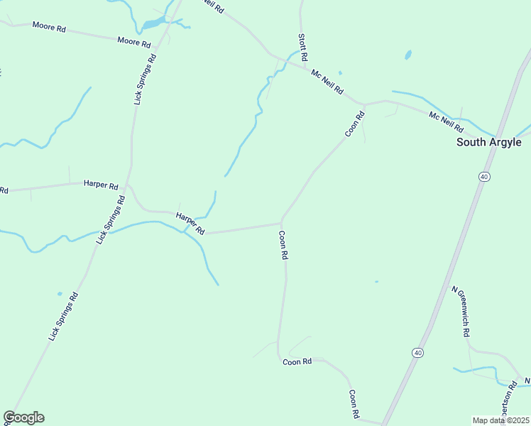 map of restaurants, bars, coffee shops, grocery stores, and more near 769 Harper Road in Argyle