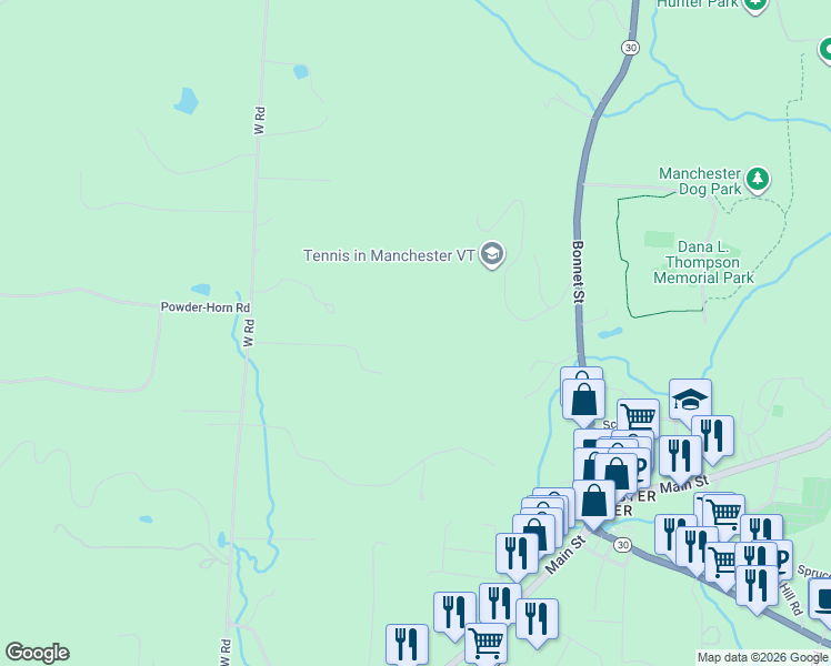 map of restaurants, bars, coffee shops, grocery stores, and more near 1248 West Road in Sandgate
