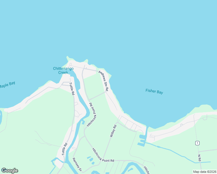 map of restaurants, bars, coffee shops, grocery stores, and more near 177 Andrews Shore Road in Bridgeport