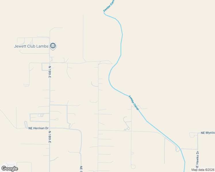 map of restaurants, bars, coffee shops, grocery stores, and more near 5472 Northeast Rancho Way in Mountain Home