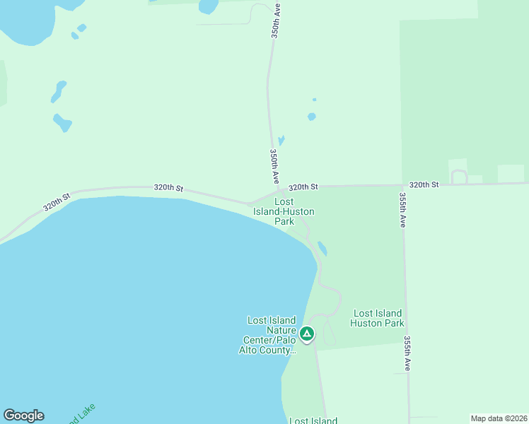 map of restaurants, bars, coffee shops, grocery stores, and more near 320th Street in Ruthven