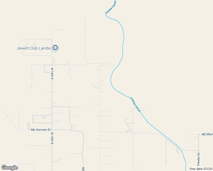 map of restaurants, bars, coffee shops, grocery stores, and more near 5472 Northeast Rancho Way in Mountain Home