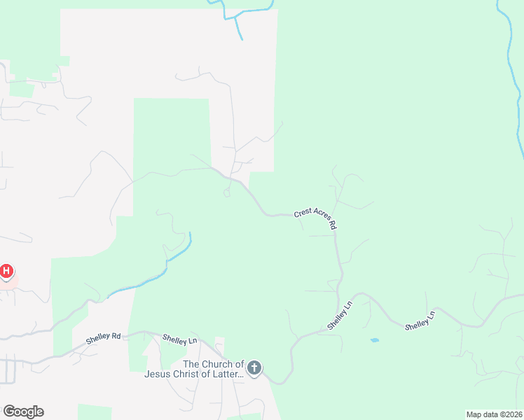 map of restaurants, bars, coffee shops, grocery stores, and more near Crest Acres Road in Coquille