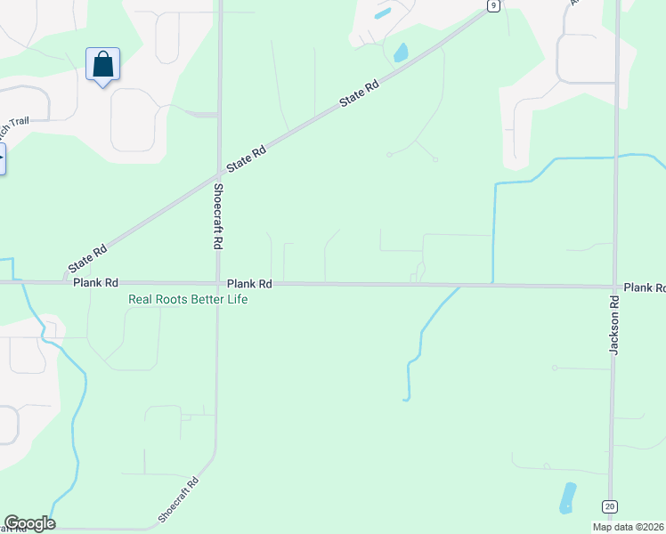 map of restaurants, bars, coffee shops, grocery stores, and more near 1030 Plank Road in Webster