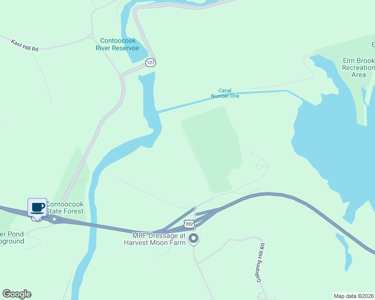 map of restaurants, bars, coffee shops, grocery stores, and more near 119 Country Club Road in Hopkinton