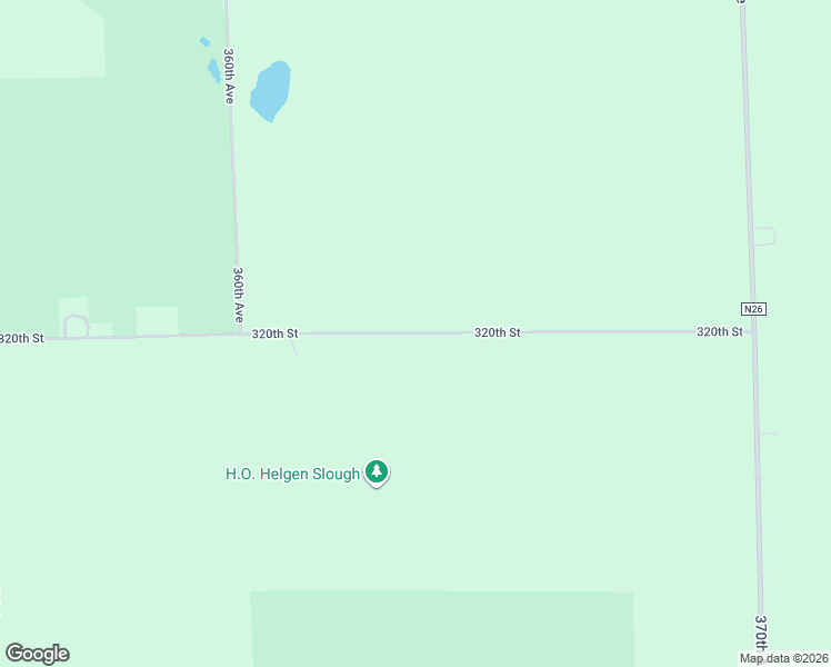 map of restaurants, bars, coffee shops, grocery stores, and more near 320th Street in Ruthven