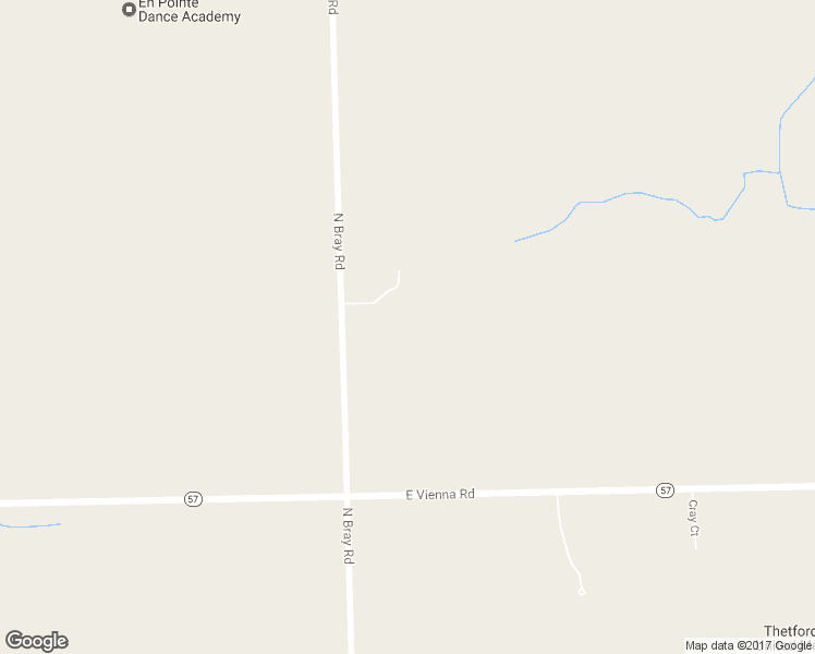 map of restaurants, bars, coffee shops, grocery stores, and more near 12150 North Bray Road in Clio