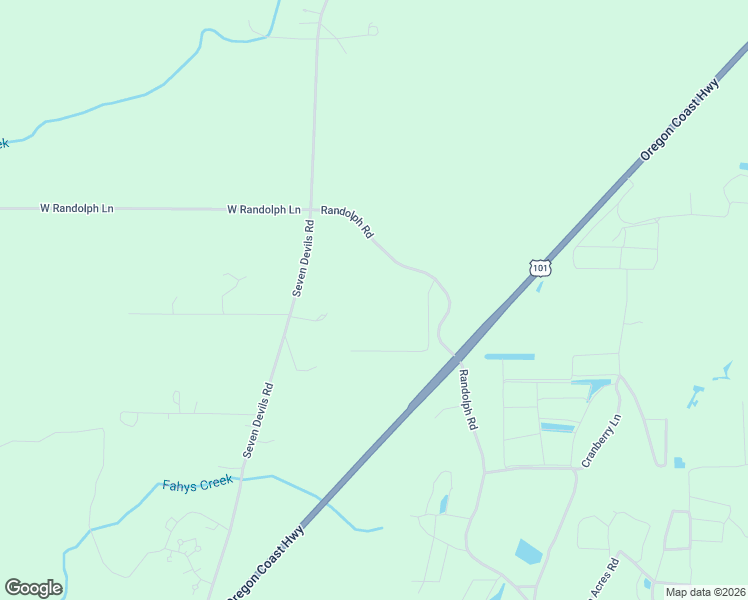 map of restaurants, bars, coffee shops, grocery stores, and more near 89042 West Randolph Lane in Bandon