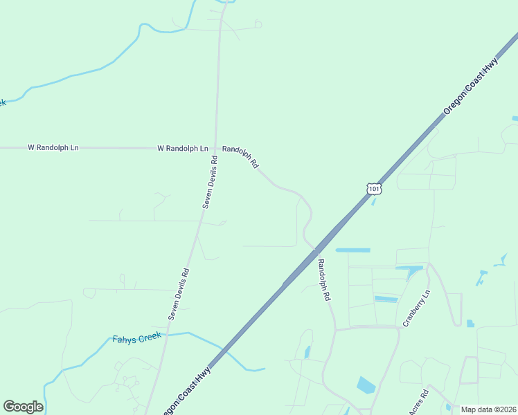 map of restaurants, bars, coffee shops, grocery stores, and more near 89042 West Randolph Lane in Bandon