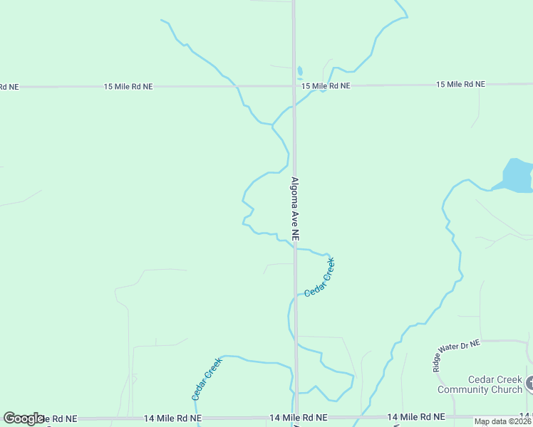 map of restaurants, bars, coffee shops, grocery stores, and more near 12181 Algoma Avenue in Sparta