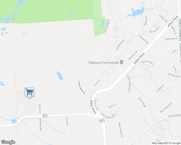 map of restaurants, bars, coffee shops, grocery stores, and more near Drumlin Heights Drive in Baldwinsville