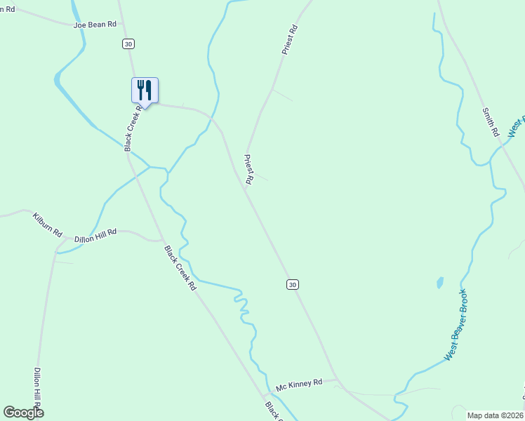 map of restaurants, bars, coffee shops, grocery stores, and more near 588 County Route 30 in Salem