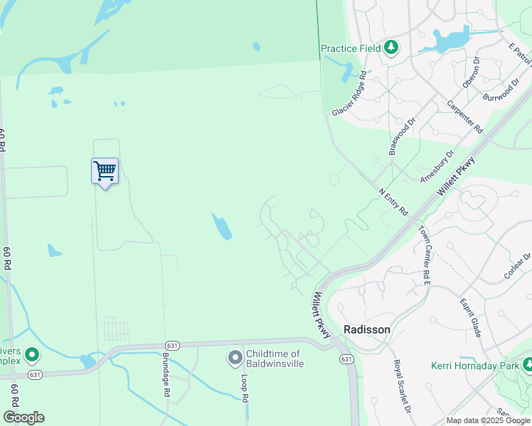 map of restaurants, bars, coffee shops, grocery stores, and more near 8930 Center Pointe Drive in Baldwinsville