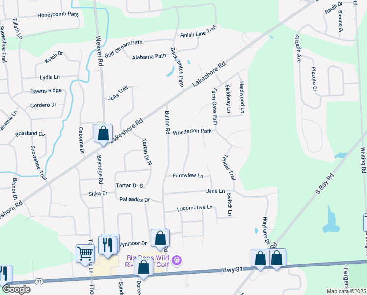map of restaurants, bars, coffee shops, grocery stores, and more near 8567 Old Towne Path in Cicero