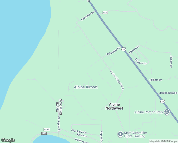 map of restaurants, bars, coffee shops, grocery stores, and more near 722-1318 Alpine Village Loop in Alpine