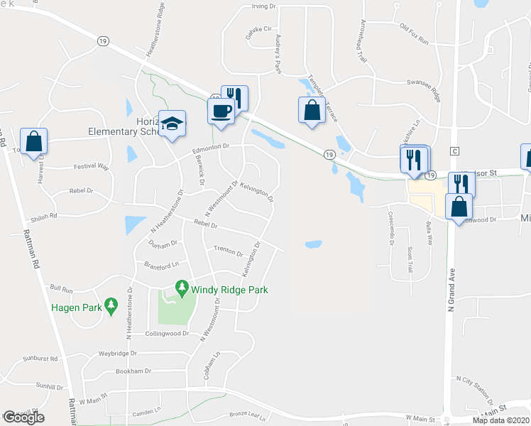 map of restaurants, bars, coffee shops, grocery stores, and more near 3006 Selkirk Drive in Sun Prairie