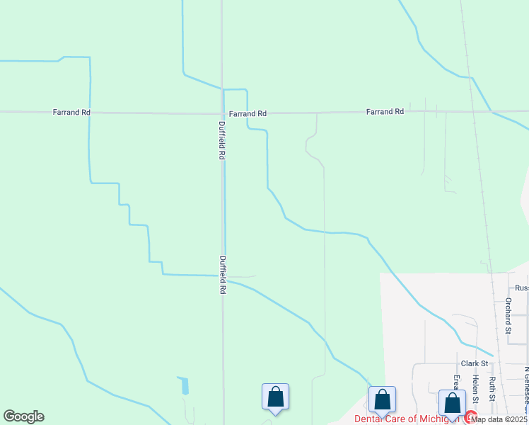 map of restaurants, bars, coffee shops, grocery stores, and more near 12332 Duffield Road in Montrose
