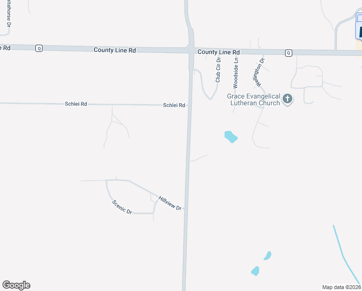 map of restaurants, bars, coffee shops, grocery stores, and more near W204N9269 Lannon Road in Menomonee Falls