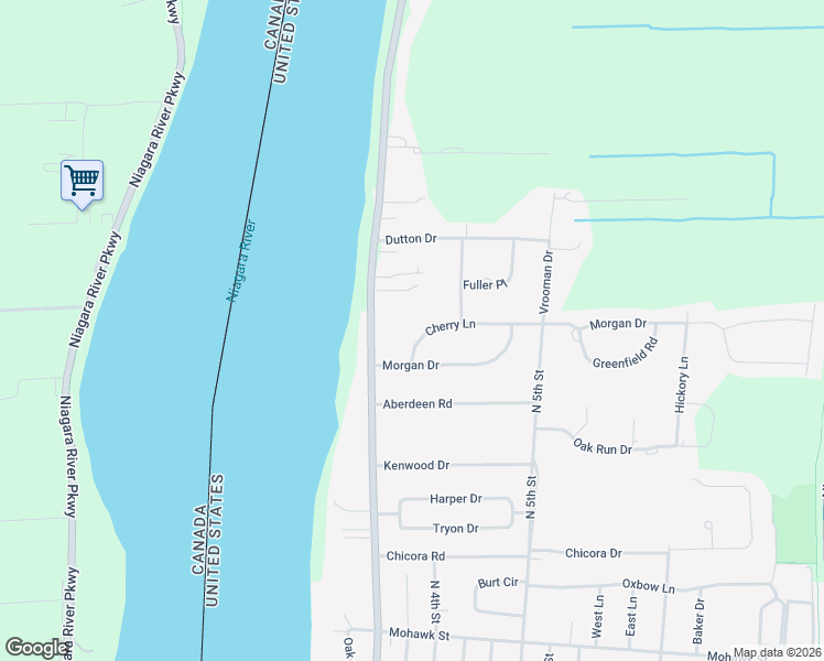 map of restaurants, bars, coffee shops, grocery stores, and more near 4671 Lower River Road in Lewiston