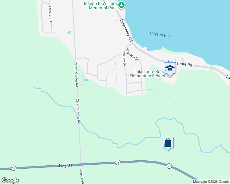 map of restaurants, bars, coffee shops, grocery stores, and more near 8549 Josette Junction Road in Cicero