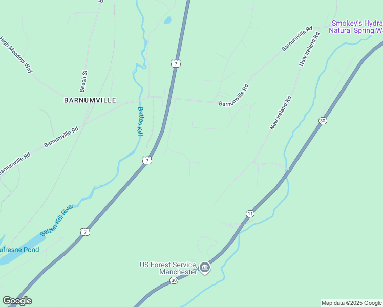 map of restaurants, bars, coffee shops, grocery stores, and more near 257 Westview Road in Bennington County