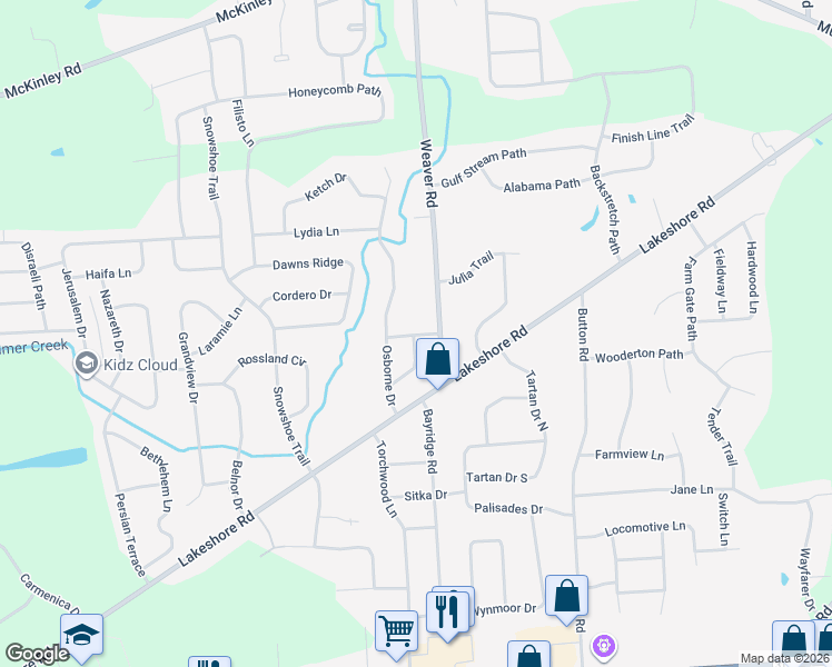map of restaurants, bars, coffee shops, grocery stores, and more near 6187 Gloger Drive in Cicero