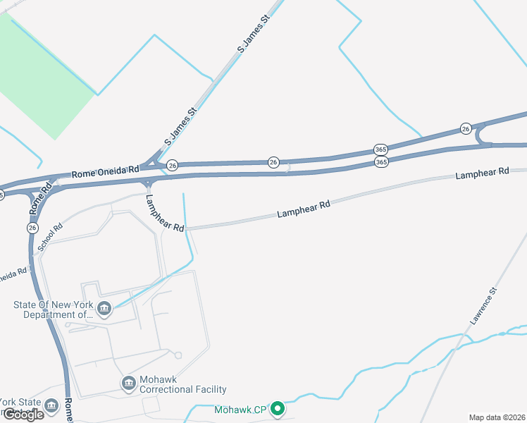 map of restaurants, bars, coffee shops, grocery stores, and more near 6271 Lamphear Road in Rome