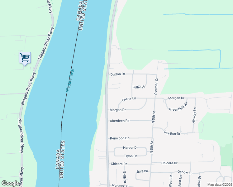 map of restaurants, bars, coffee shops, grocery stores, and more near 4671 Lower River Road in Lewiston